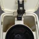 West Bend Timeless 12-Cup Programmable Coffee Maker with Brew Strength Selector for Hot and Iced Coffee, Includes 1-4 Cup Brew Option and Permanent Filter (White/Gold)