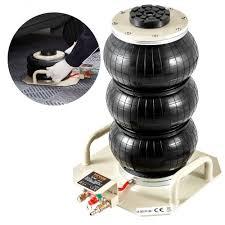 VEVOR Air Jack, 3 Ton/6600 lbs Triple Bag Air Jack, Airbag Jack with Six Steel Pipes, Lift up to 17.7 inch/450 mm, 3-5 s Fast Lifting Pneumatic Jack, with Side Handles for Car, Garage, Repair