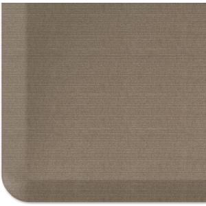 NewLife by GelPro Anti-Fatigue Designer Comfort Kitchen Floor Mat, 20"x32", Grasscloth Pecan Stain Resistant Surface with 3/4 Thick Ergo-Foam Core for Health and Wellness