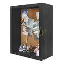 FramePro 11x14 Inch Deep Display Shadow Box Black with Real Glass - 5 Inch Depth for Collectibles, Memorabilia, Dolls & Toys, Tabletop or Wall Mount, Includes Cork Backboard & 10 Pins