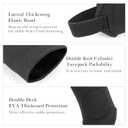 Linkidea 2 Pairs Kids Soccer Ankle Guards, Soccer Double Side Ankle Shield Protector with Elastic Band, Ankle Padded Support Brace for Sport Stabilizing Fits to Kids/Youth (Black, Size S), Small