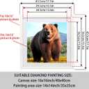 16x16 Diamond Painting Picture Frames,Display Pictures 14x14 Inch/35x35cm With Mat or 16x16 Inch/ 40x40cm Without Mat, Picture Frames Diamond Art Frames Wood White (YK0062)