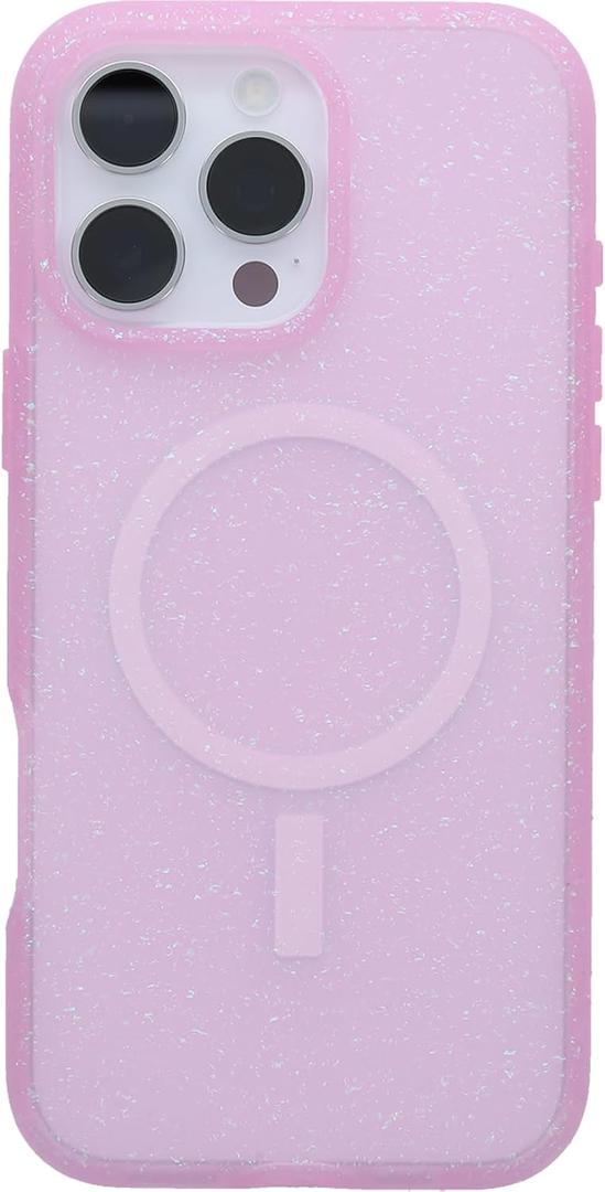 OtterBox iPhone 16 Pro Max Symmetry Series Soft Touch for MagSafe - Crystal Blush Pink