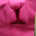 DUMOS Lounge Chair Outdoor, Beach Tanning Chair with Face Hole, Pink, 71.9×21.5×11.8 IN