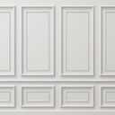 Loccor 7x5ft Fabric Empty White Room Wall Backdrop Interior Classical Vintage Wall Photography Background Wedding Baby Shower Photo Studio Props
