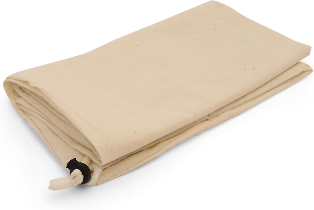 Coghlan's Washable Natural Cotton Laundry Bag for Camping & Travel, 22 x 36, Durable Organizer Sack with Drawstring Cord-Lock Closure, Lightweight Portable Storage for Clothes, Linens & Towels