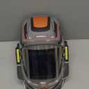 ANDELI Welding Helmet - Panoramic 180° View 3.94"X3.74",True Color Auto Darkening Welding Helmet with Light, 6 Arc Sensor, 4/5-8/9-13 Type-C Charging MONERGR-LED, Gray