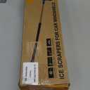 helloleiboo 2025 Extra Long 55.7" Ice Scrapers for Car Windshield Multi-Functional Detachable Car Ice Scraper with Foam Grip and 270 Pivoting Brush Head Snow Brush for SUV Truck Auto (Blue)