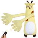 Joyfubabe Baby Soothers Toys, Cute Animal Plush Stuffed Doll Toy for Girls Boys, Plush Figure Soothing Toys for Home and Travel