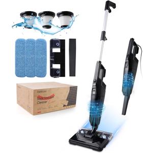 Vacuum Cleaners for Home,Vacuum and Mop Combo, 25Kpa 600W Corded Stick Vacuum for Hardwood Floor,Tile,Carpet Cleaning Debris,Pet Hair,Stains etc.