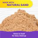 Kinetic Sand, 11lb (5kg) Natural Brown Play Sand for Arts and Crafts, Sandbox, Amazon Exclusive (Packaging May Vary), Moldable Sensory Toys for Ages 3 and up