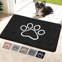 Bcoimo Super Absorbent Dog Door Mat, 30"*20" Anti Slip Mat for Muddy Paws, Pet Rugs for Dirty Paws Washable that Absorbs Moisture and Dirt, for Dog Cage and Pet Resting Carpet