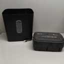 Amazon Basics Cross Cut Paper and Credit Card Shredder, 12 Sheet (New Model), Black