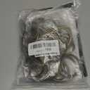 Antique Brass Curtain Rings with Eyelets for Up to 1.2-inch Curtain Rods (Set of 30 PCS Curtain Rings)