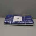 RUGGED RHINO 4 Pack Heavy Duty Extra Large Moving Bags, Durable Bag Strong Handles and Zipper, Moving Boxes Alternative for College Packing, Holiday Dcor, Space Saving Storage with Label, Blue/Clear