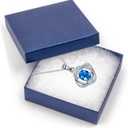 Cardboard Jewelry Blue Gift Boxes 20 Pack3.53.51 inches, its apply to displaying necklaces, rings, bracelets, earrings