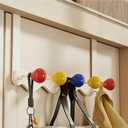 Over Door Coat Rack, Coat Hooks for Door Coat Hanger, Towel Hanger for Bathroom, Door Hanger Hooks, Hooks for Hanging Hat Key Towel Purse Robes Mudroom Entryway