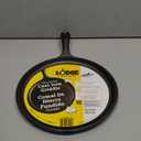 Lodge Round Seasoned Cast Iron Griddle - Round-Shaped, Pre-Seasoned Iron Griddle Pan - Non-Toxic, PFAS-Free Cookware - Compatible with Stovetop, Oven, Grill, or Campfire - 10.5 Inches