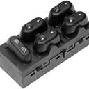 Dorman 901-339 Front Driver Side Power Window Switch Front Compatible with Select Ford / Lincoln / Mercury Models