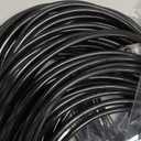 Cat 6 Outdoor Ethernet Cable 150 ft, 24AWG 10Gbps Cat6 Cable Cord Waterproof Direct Burial LLDPE UV Jacket, Internet Network Cable with 40 Ties Support Cat6 Cat5e Cat5, CCA, UTP for PC