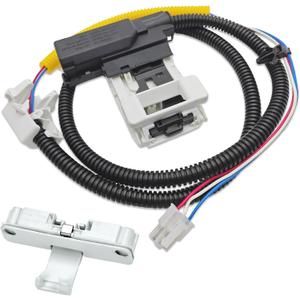 Upgraded WTW5000DW1 WTW4955HW1 WTW4855HW2 Washer Lid Lock Latch and Strike Fit for Kenmore Whirlpool Maytag Washer WTW4816FW2 MVWC565FW2 MVWC465HW0 NTW4519JW2 NTW4516FW4 NTW4516FW0 WTW5000DW3