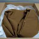 Canvas Tarp 10x12 Feet, 12 Oz Heavy Duty Water Resistant with Rustproof Grommets, UV Resistant, Multipurpose Outdoor Tarpaulin for Camping, Canopy, Woodpile, Trailer (Tan)