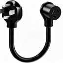 PlugSaf 1.5FT 3 Prong to 4 Prong Dryer Adapter, NEMA 14-30P to 10-30R