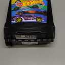 Hot Wheels 100-Car Storage Case  Large Capacity Organizer for 1:64 Die-Cast Vehicles with Handle and Latch, Durable Portable Carrying Case for Kids, Travel, and Toy Car Collectors