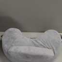 Momcozy Innovative Safety Guard Nursing Pillow - Firm & Springy Memory Foam - Stable, Ergonomic Support & Comfort - Wider Breastfeeding Cushion, Adjustable, Removable Cover, Baby Safety Certified (Original)