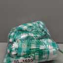 1" Checkered Gingham PolyPoplin Fabric by The Yard - 96x30 Inch Wide for Sewing, Quilting, Tablecloths, Curtains, Apparel, Crafting, DIY Projects