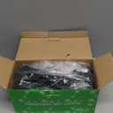 Dirnun Led Christmas Net Lights White and Blue Outdoor Christmas Lights 160LED 5ftx7ft, Connectable Outdoor Indoor Fairy Mesh Net Light for Party, Yard, Patio, Trees, Shrubs, Bushes Decorations