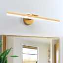 Modern Gold Bathroom Vanity Light Fixtures - 24inch Rotatable LED Vanity Lights for Modern Bathroom Wall Sconce Lighting (White Light 6000K)