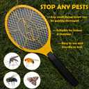 2 Pack Electric Fly Swatter, Bug Zapper Racket for Indoor Pest Control, Handheld Insect Killer Bat Battery Powered Electric Mosquito Swatter for Outdoor and Home