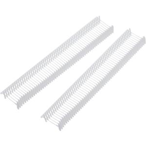 MECCANIXITY 5000Pcs Standard Tagging Gun Fasteners,0.5 Inch White Garment Tags Label Gun Plastic Refills, Fabric Tag Attachments Gun Barbs for Clothing, Retail, All Price Tags