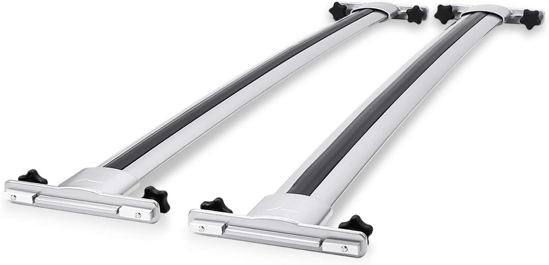 DNA MOTORING Front, Rear Pair of Roof Rack Cross Bars Compatible with 2010-2024 4Runner, Fits Models with OEM Roof Rails Only, RR-4RUN10