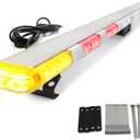 Agrieyes 2 in 1 Tow Truck Light Bar with Warning Lights, 45 Inch Trailer Light with Reverse Alarm, Tail, Turn Signal, Brake Light for Wrecker, Trucks, Vehicles, Snow Plow, Construction