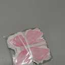 Neyeidru Bow Birthday Decorations Banner - 4Pcs Pink Bow Banner for Coquette Birthday Decorations Bow Garland Bunting for Girls Bow Party Decor Favor Supplies