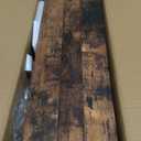 upsimples Floating Shelves for Wall, Wall Shelves for Decor Storage Set of 6, Wall Mounted Wood Shelf for Bedroom, Living Room, Bathroom, Kitchen, Picture Ledge Shelf, Brown (15.7in)