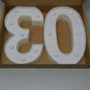 30th Birthday Decorations for Her Him,30th Birthday Centerpieces Table Decorations for Women Men,Light Up Numbers 30 Sign for Party Backdrop Wall Decor for 30 Wedding Anniversary Decoration