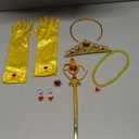 Girls Princess Belle Costume Yellow Off Shoulder Dress100