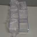 6 Crystal Clear Hard Plastic Display Case for Collectibles, Clear Gift Box for Party Favors, 3.44" Square x 4.5" Tall, Made in USA by Gary Plastic Packaging