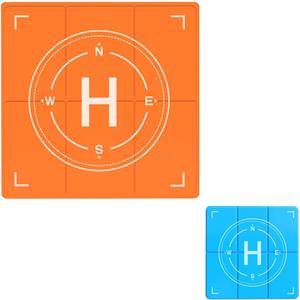 Axaron Drone Landing Pad, 15inch Weighted Foldable Double-Sided Waterproof Helipad for DJI Mini 4 Pro/Mini 3 Pro/Mavic 3/Air 2S/Avata 2, Portable Landing Mat with Carrying Bag, Drone Accessories