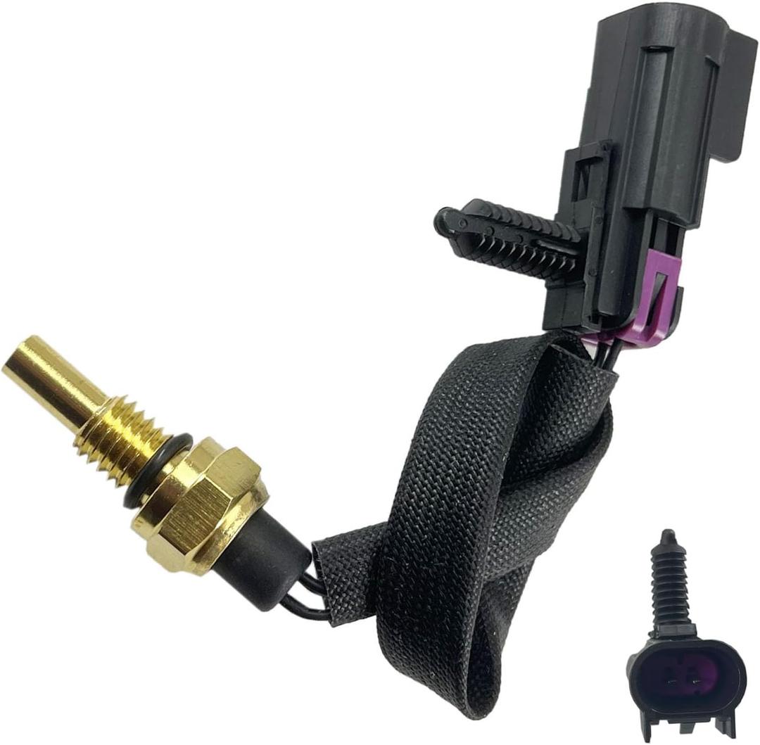 DEVMO Coolant Water Temperature Sensor Compatible with Rainier Colorado Trailblazer Canyon Envoy TX136, 12609558, 12606657, 12601050, 12590959, 12586299, 5S8203
