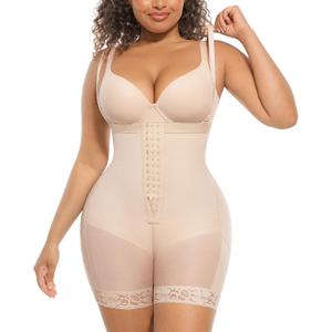 FeelinGirl Faja Body Shaper Tummy Control Shapewear for Women Butt Lifter Post Surgery Fajas Postparto Para Mujer (Medium, Khaki)
