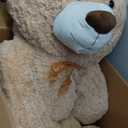 51 inch Big Teddy Bear Cute Giant Stuffed Animals Soft Plush Toy for Girlfriend Kids for Birthday Christmas Valentine's Day (Light Brown)