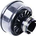 Air Pre-Cleaner Assembly D3NN9A660E 81824759 1682798M1 2.5" Inlet OD 7" Bowl for Ford New Holland Massey Ferguson Tractors 230 240 250 253 263 David Brown 1210 for H001251