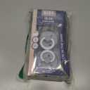 Bibs Pacifiers Color Collection, Set of 2 BPA-Free Latex Pacifiers Made in Europe, Round Nipple Baby Pacifier. (6+ Month (Pack of 2), Cloud Night)