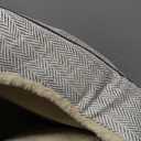 WINDRACING Cat Bed for Indoor Cats - Cat Cave Beds Cat House Cat Tent with Removable Washable Cushioned Pillow, Soft Kitten beds,Cat Beds & Furniture, for Small and Medium Pet Bed (M(15 x 15 x 15 Inch), Beige)