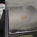 Digital Food Kitchen Scale Upgraded, YONCON 3000g/0.1g High Accuracy Mini Pocket Scale Measures in Grams and oz for Cooking, Baking, Jewelry, Tare Function,2 Trays, LCD Display (Batteries Included) (Black)