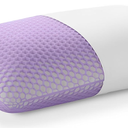 Purple Harmony Pillow - Medium Loft, Standard Size, Cooling Gel Neck Pillow
Side Sleeper Pillow, Weightless Medium Feel, GelFlex Grid and Talalay Latex Foam for Pressure-Relieving Support